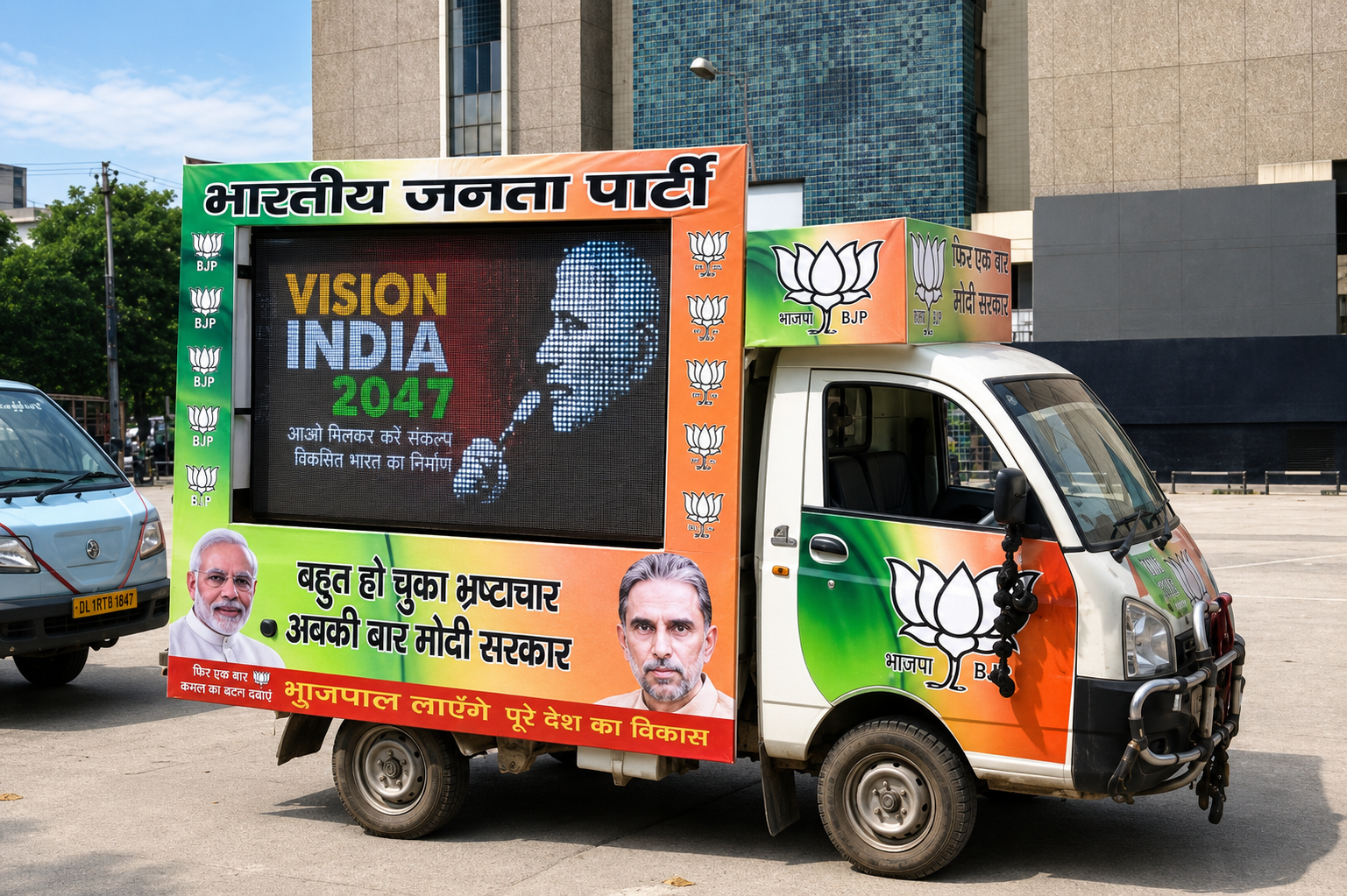LED Mobile Van Advertising